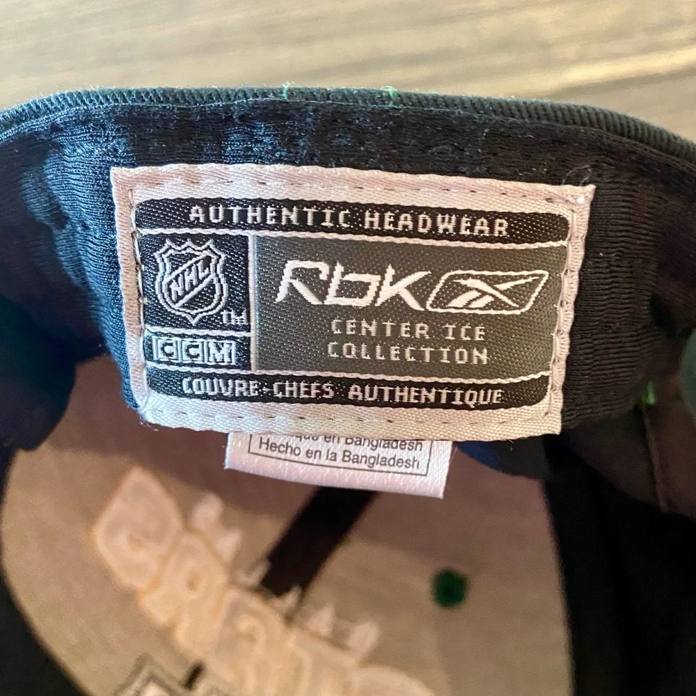 RBK Reebok Dallas Stars Hat Cap Adjustable Black Green NHL Men’s Women’s Unisex